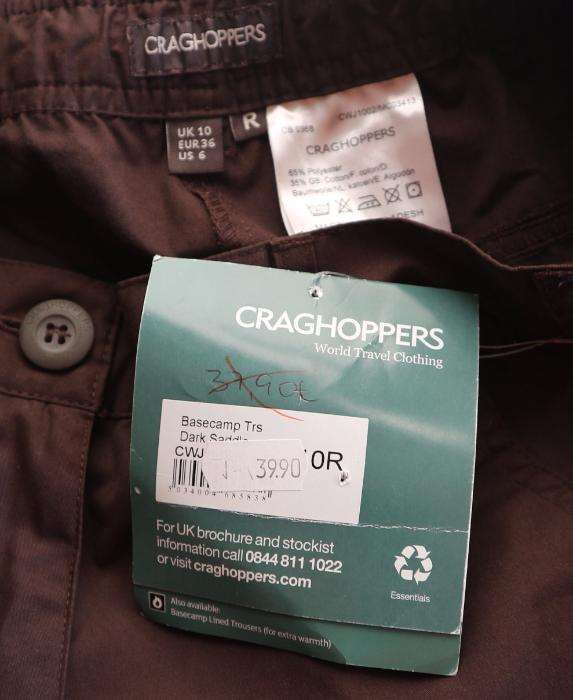 Craghoppers Basecamp spodnie górskie turystyczne bojówki S
