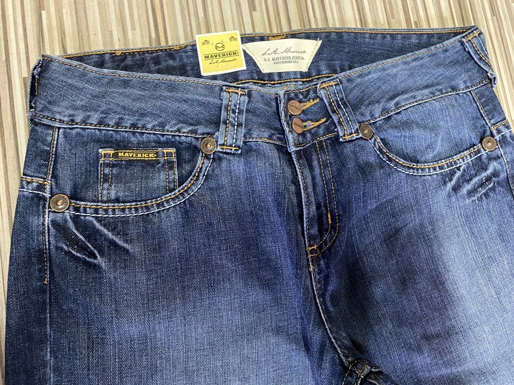 Spodnie damskie jeans 30/31 pas 82 cm komplet 2 pary szwedy Lee nowe