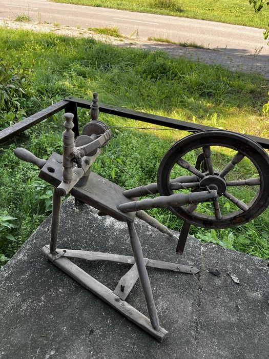 Kołowrotek drewniany