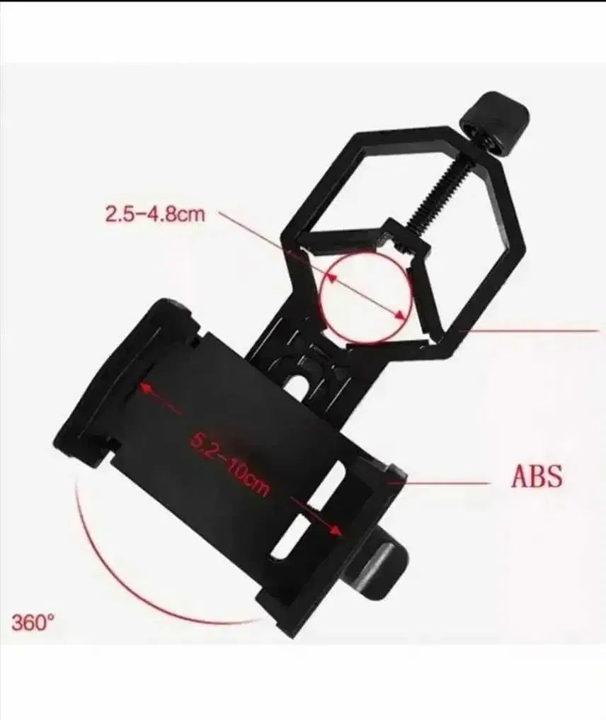 Statyw mocowanie do telefonu smartfona na lunetę mikroskop uniwersalny
