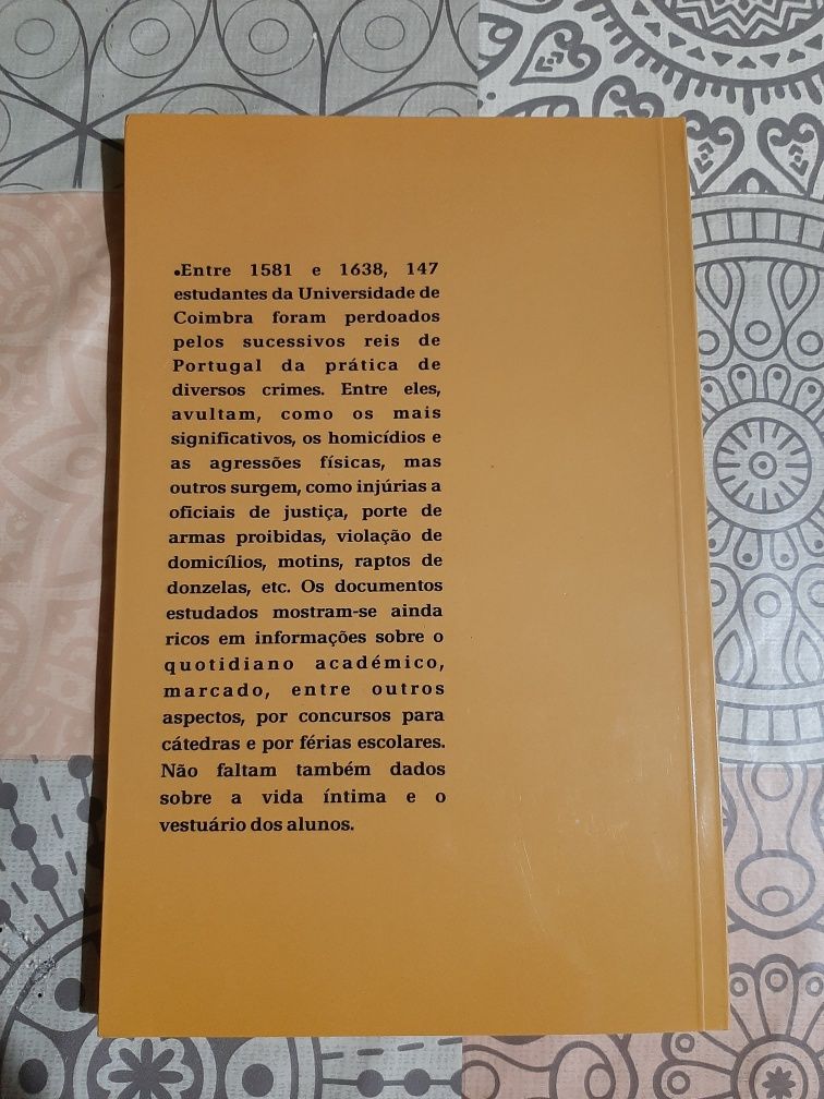 Livro "Coimbra e a Delinquência Estudantil"