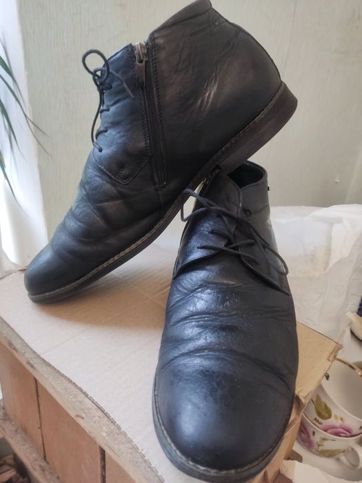 Продам кожаные ботинки Mida, размер 45.