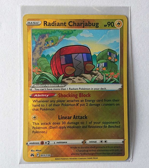 karta POKEMON - RADIANT Charjabug - 051/159