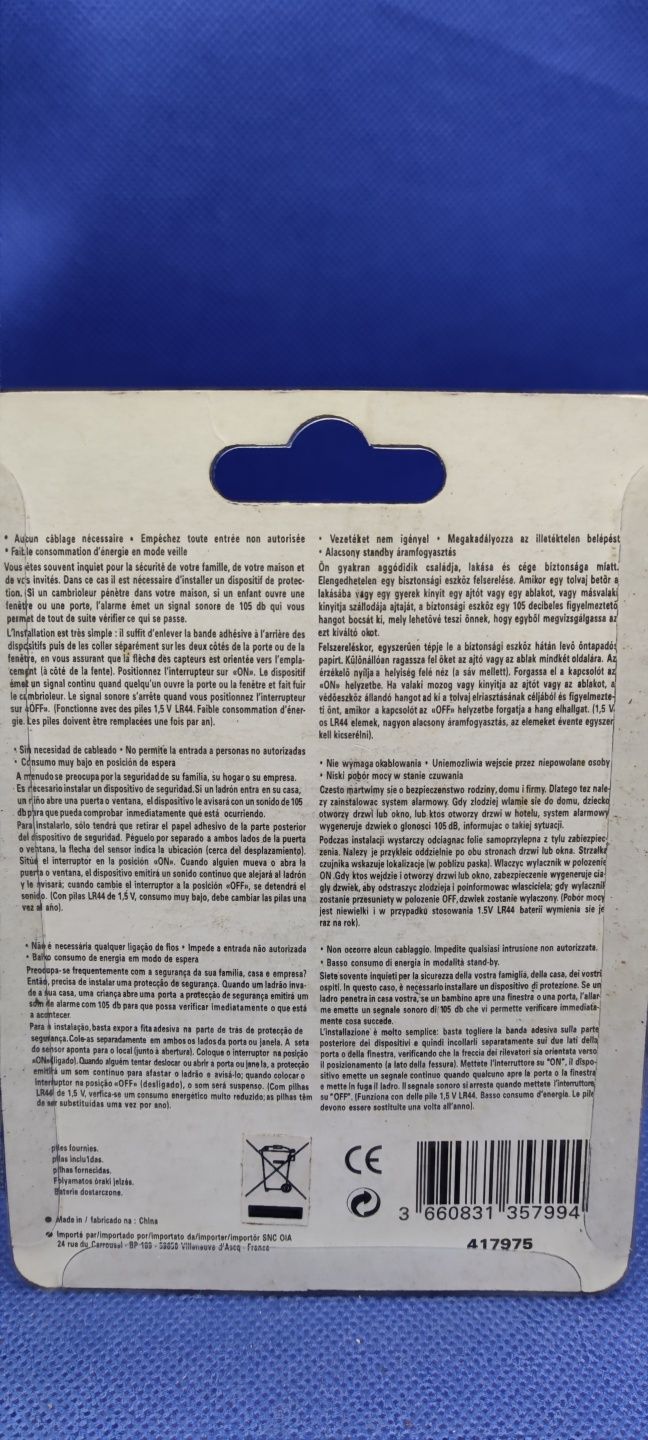 Sensor de Portas e Janelas Novo