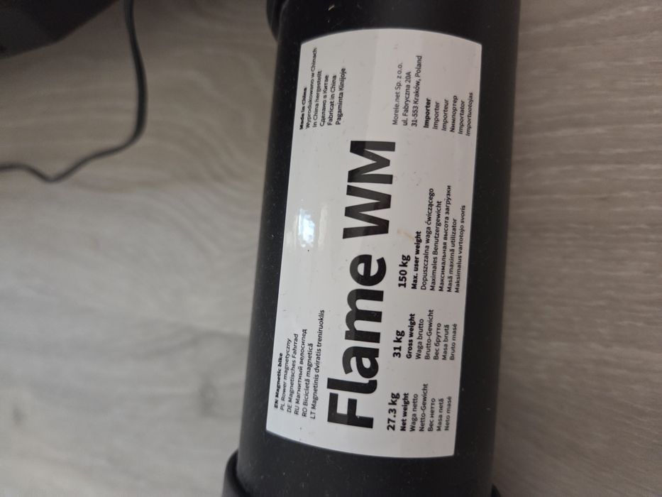 Rower stacjonarny magnetyczny Zipro Flame WM jak nowy