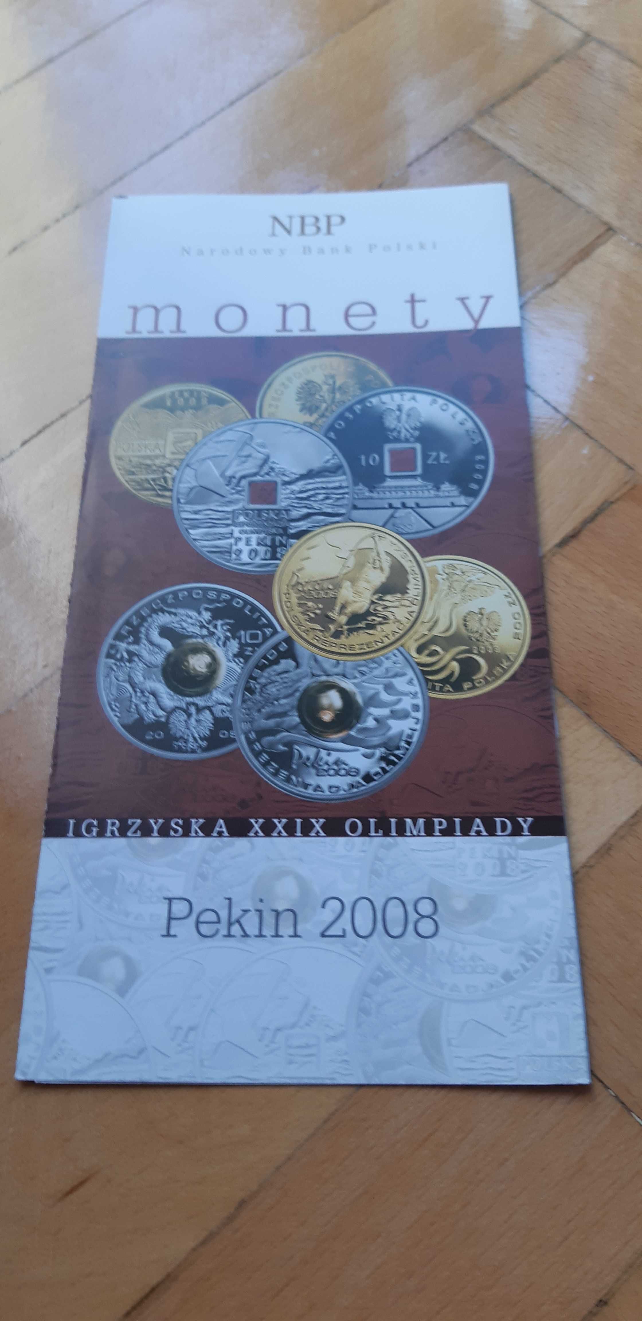 folder do monety Pekin 2008