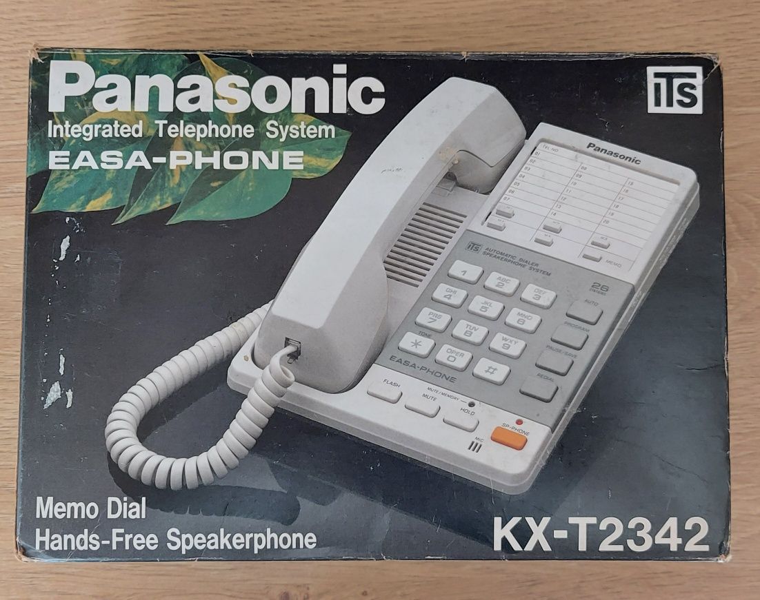 Panasonic KX-T2342 telefon stacjonarny z oryginalnym pudełkiem