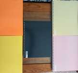 Cadernos (varias cores)