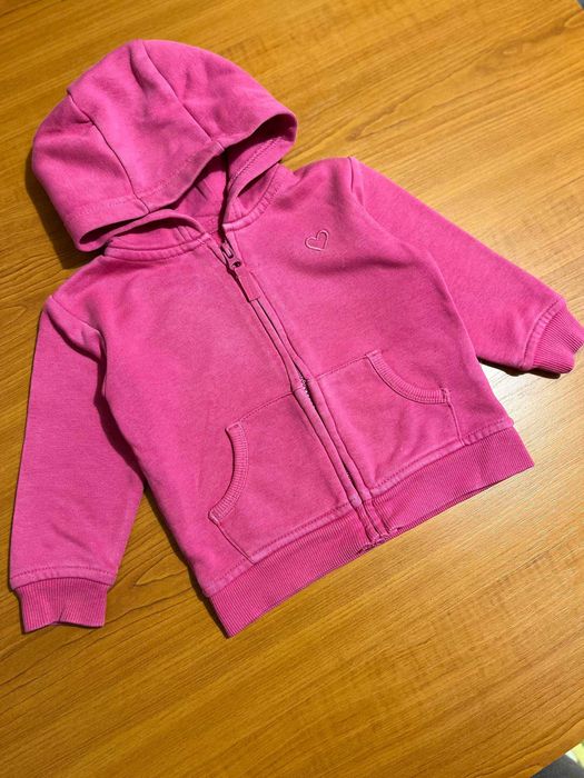 bluza na zamek dla dziewczynki