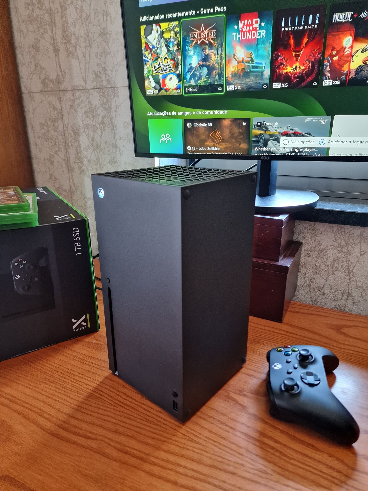 Xbox series x 1tb garantia 2028