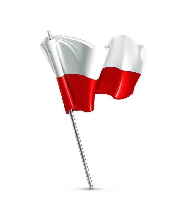 Flaga Polski szturmówka 110x70 z tunel produkt polski FV Katowice
