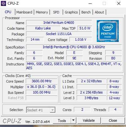 Procesor Intel G 4600 z chłodzeniem(6/8)