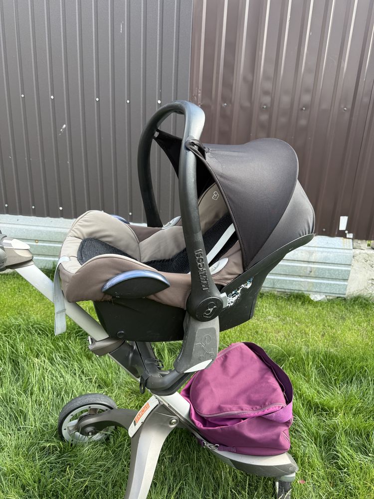 Коляска Stokke 3/1зимний  летний текстиль аксесуары