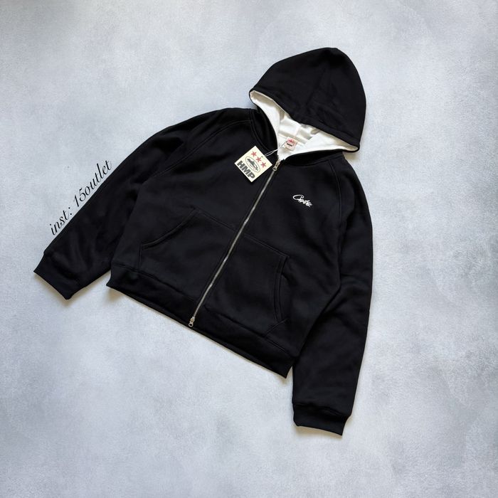 Зип худи Corteiz HMP V2 Hoodie Zip Black Кофта Зипка Кортез
