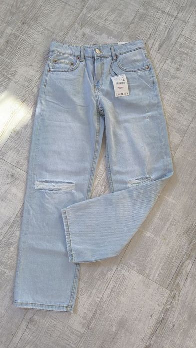 Джинсы Zara Зара для мальчика 13-14 лет рост 164 см