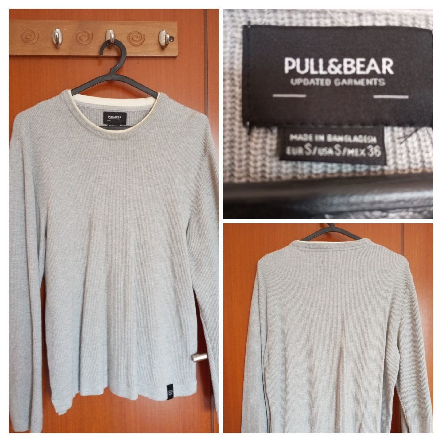 Sweat algodão da Pull&Bear côr cinza