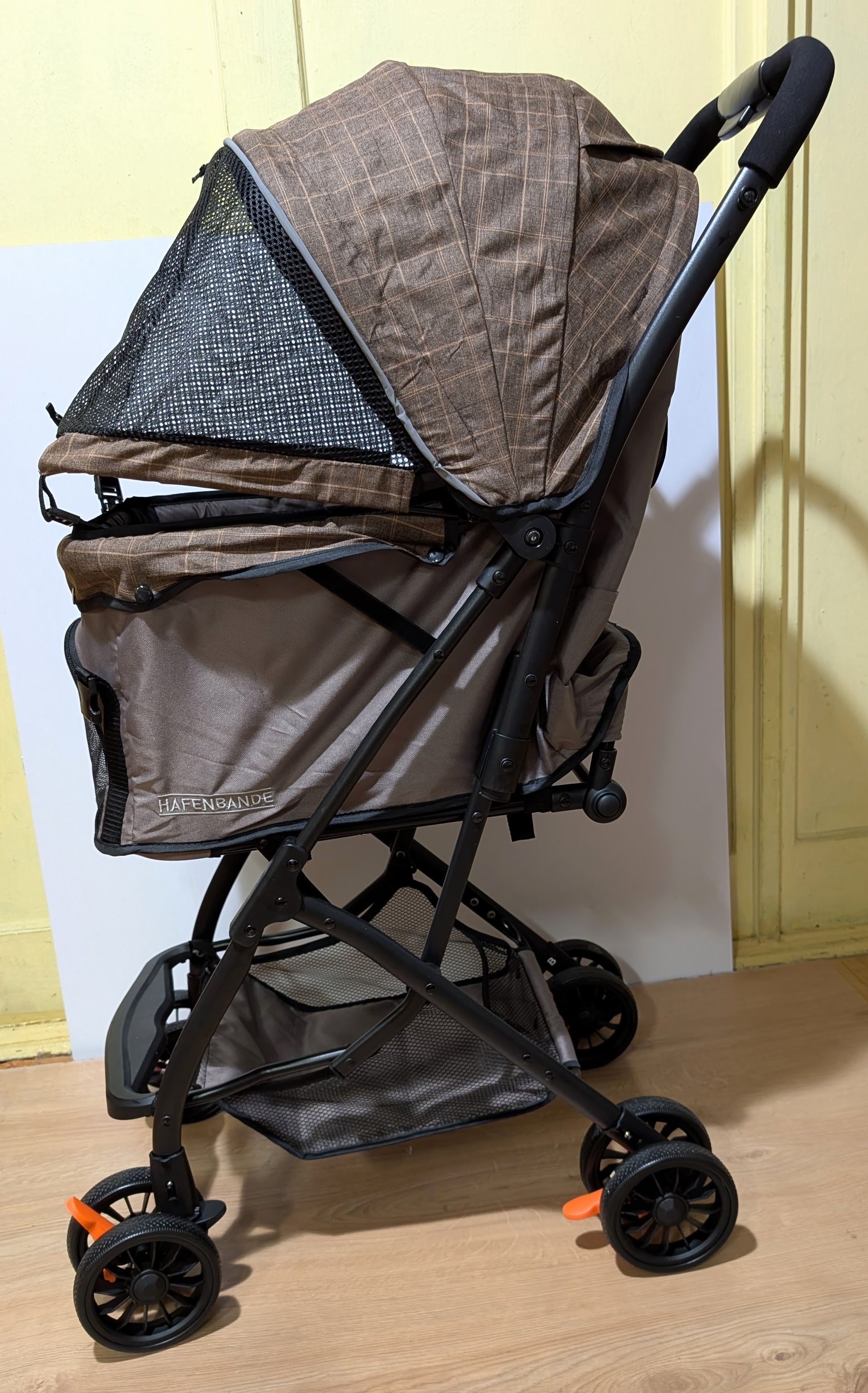 Hafenbande Wózek Dla Psa Kota Buggy Sailor Brązowo-Szary Do 15Kg