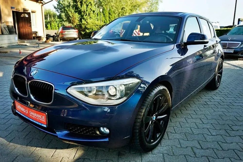 BMW Seria 1 2,0D Xenony, skóra, alu R17, 2014r.