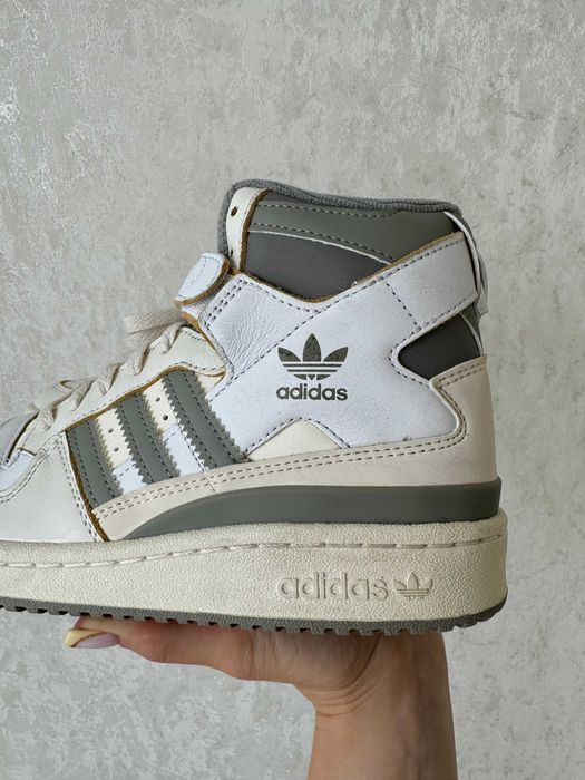 Кросівки хайтопи (беж) адідас