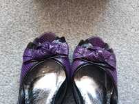 Quazi szpilki peep toe roz. 35