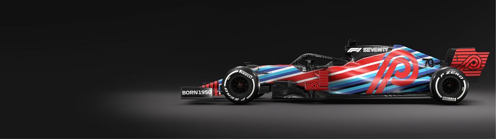 Plakat F1 70’ 100x60cm formuła 1 70 lecie