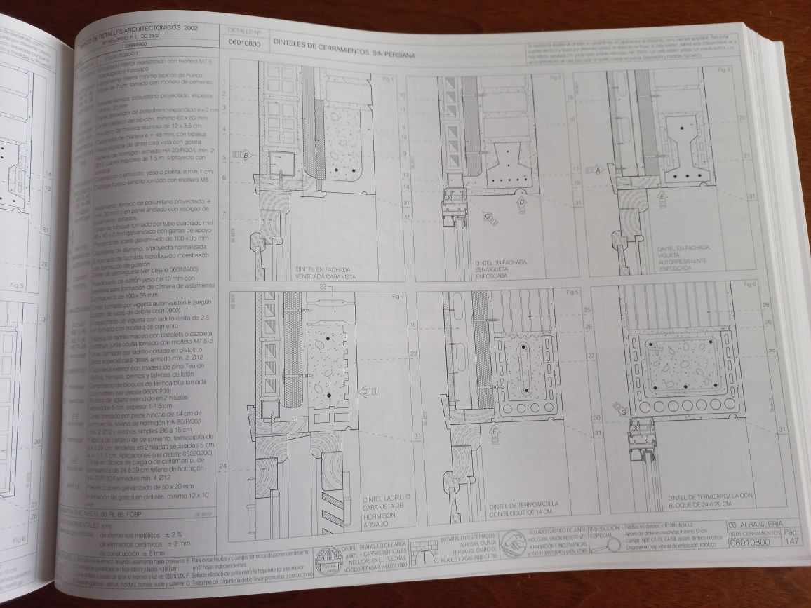 Livro de construção - Banco de detalles arquitectonicos
