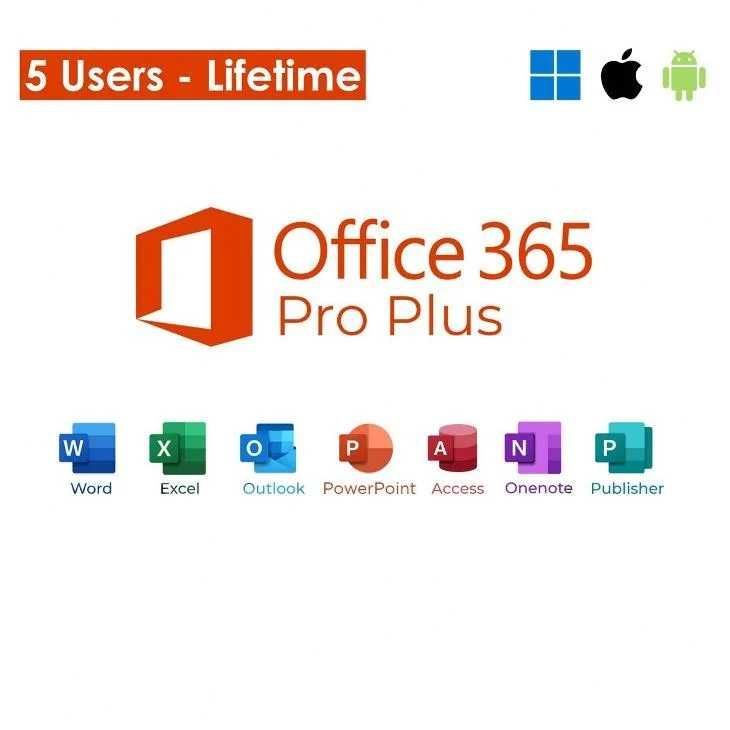 Office 365 Pro Plus (Dla 5 PC/MAC/Android/iOS)