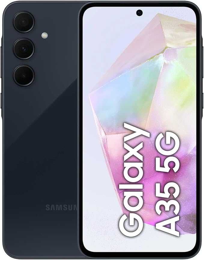 Samsung Galaxy A35 5G, duplo, 128 GB, 6 GB Ram, Awesome Navy