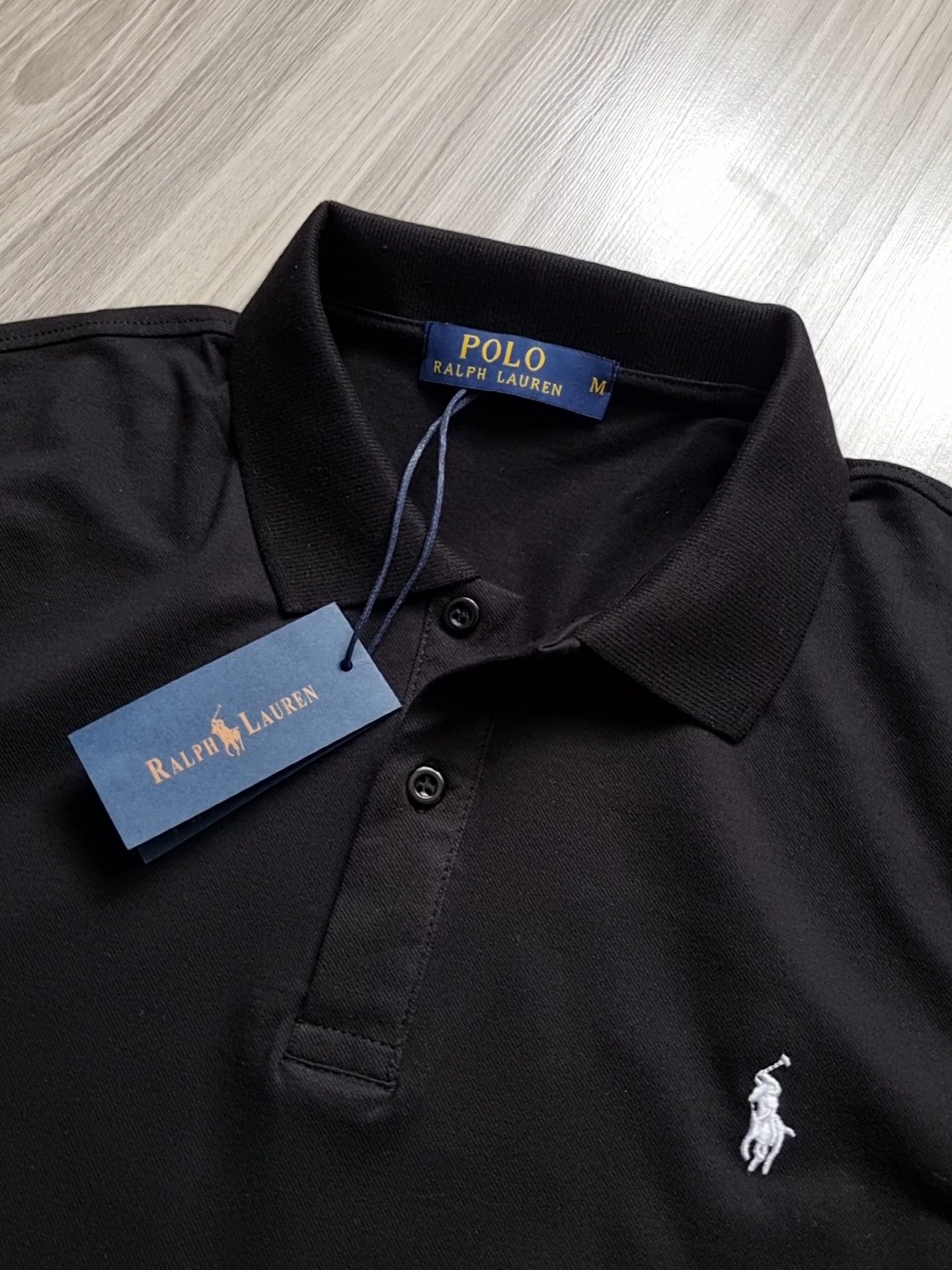 T-shirt/koszulka polo męska czarna Ralph Lauren rozmiar XXL - POLECAM!