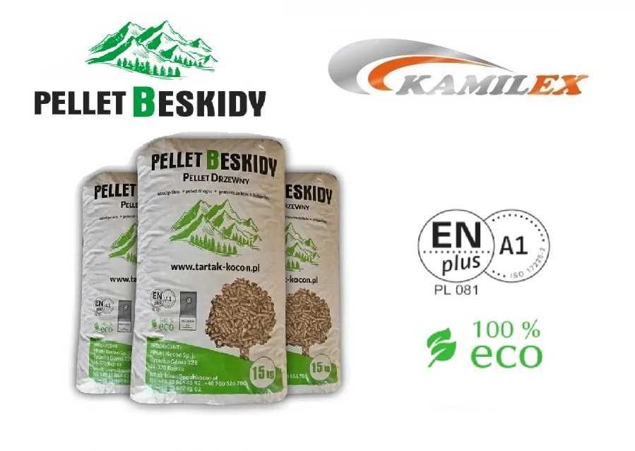 KAMILEX- Pellet BESKIDY EN plus A1 - doskonała jakość atrakcyjna cena