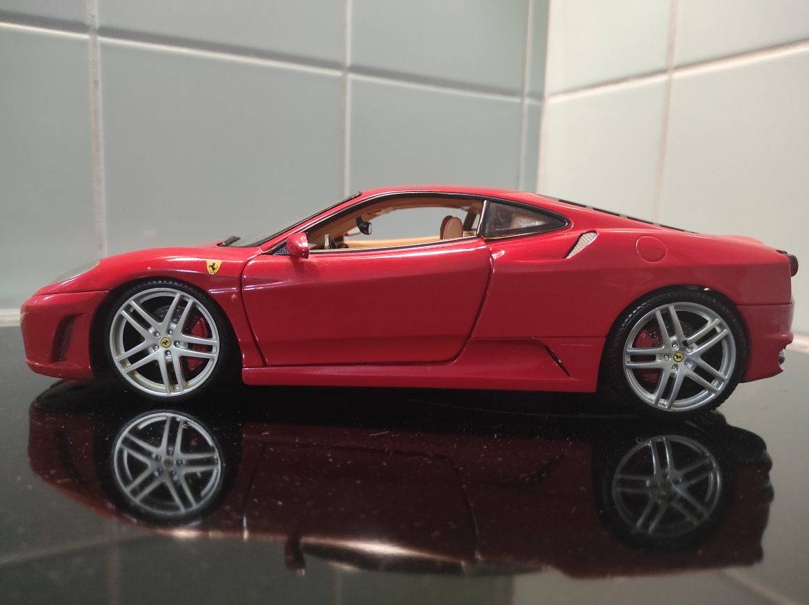 1/18 Ferrari F430 hot wheels carro coleção miniatura