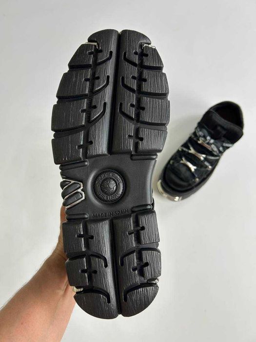 VETEMENTS New Rock Horse Hair кросівки черные кроссовки платформа 43