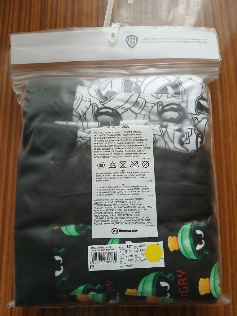 Bokserki meskie Looney Tunes  3 pary rozm XL