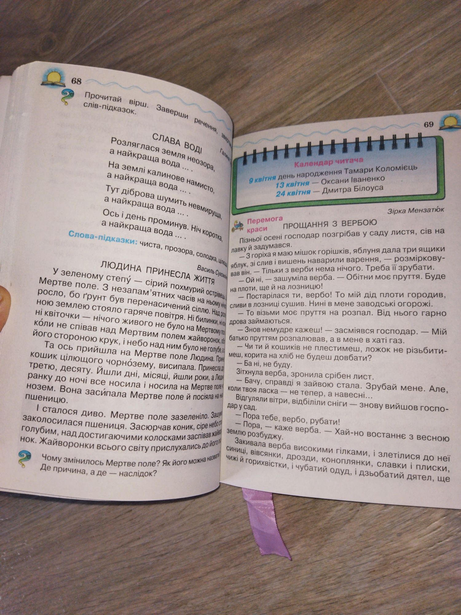 моя домашня читанка 4 клас
