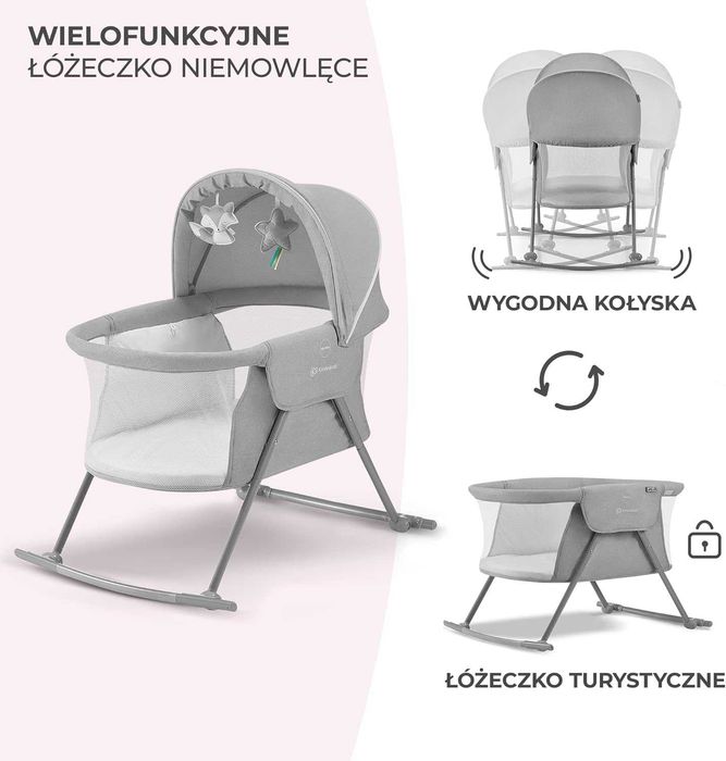 Łóżeczko dziecięce 3w1 Kinderkraft