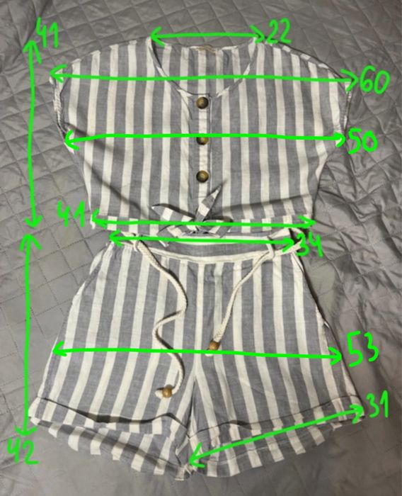 La&B&La Komplet damski z lnu