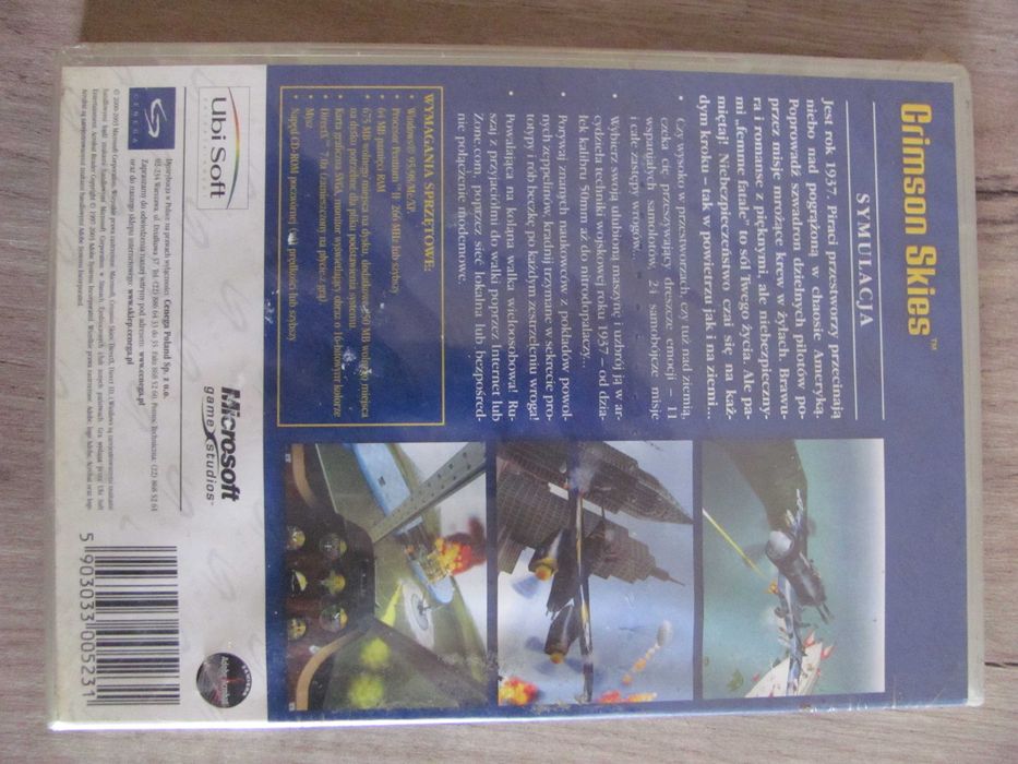 Nowa gra Crimson Skies PC Kolekcja Klasyki Komputerowej 2003