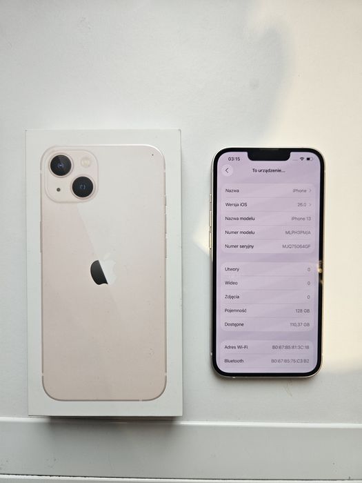 iPhone 13 128GB jasnoróżowy