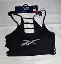 REEBOK stanik sportowy czarny