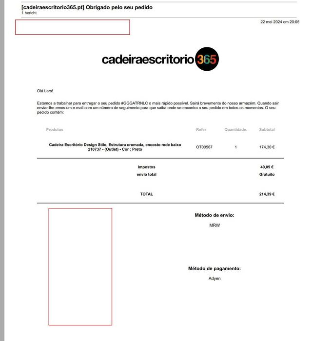 Cadeira escritorio