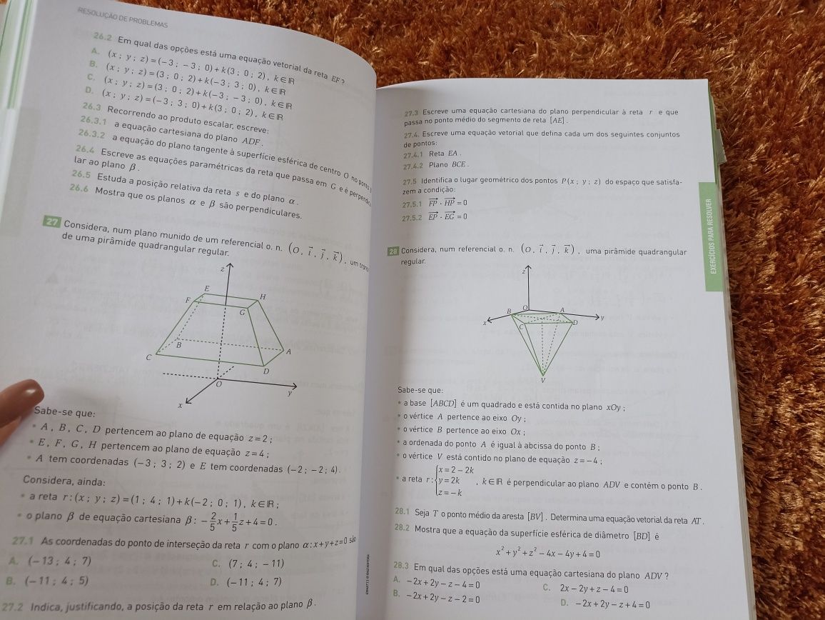 Exercícios de matemática A 11 ano