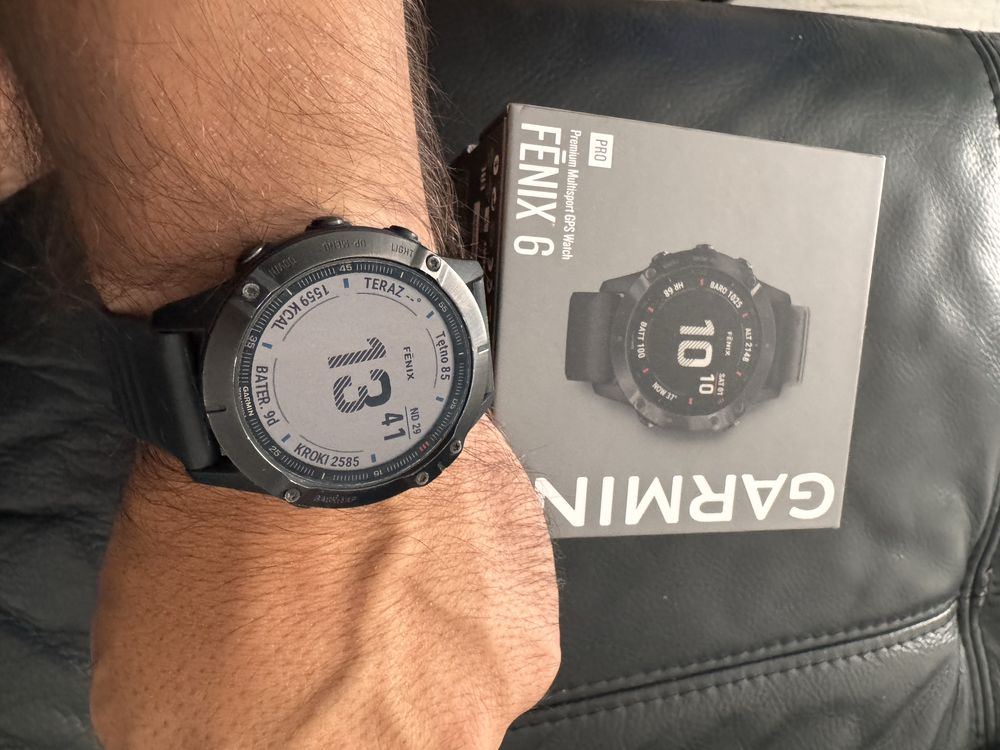 Zegarek Garmin Fenix 6 pro super stan