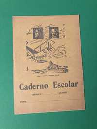 Raro caderno Escolar Gago Coutinho e Sacadura Cabral Antigo Anos 60