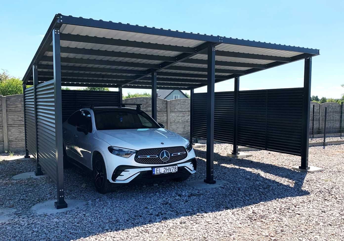 Carport, zadaszenie pod fotowoltaikę, wiata samochodowa