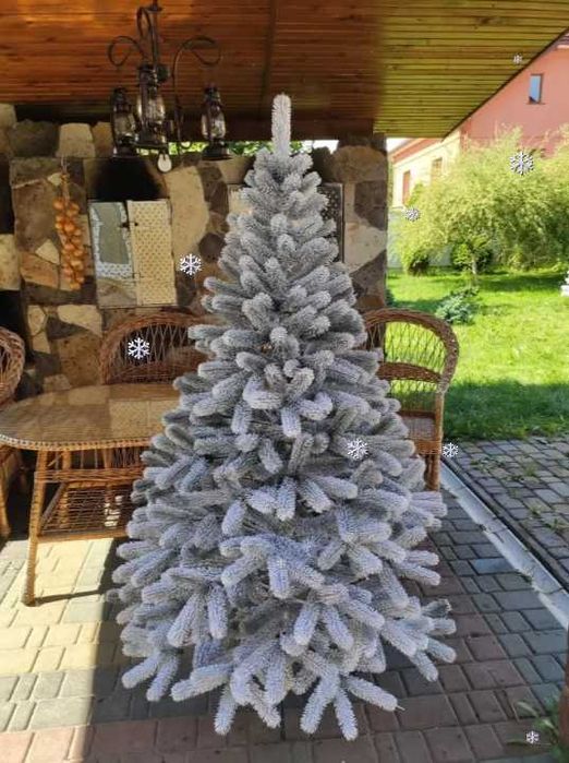 ПРЕМИУМ Литая Елка зеленая голубая Ель Сосна Ялинка лита зелена штучна