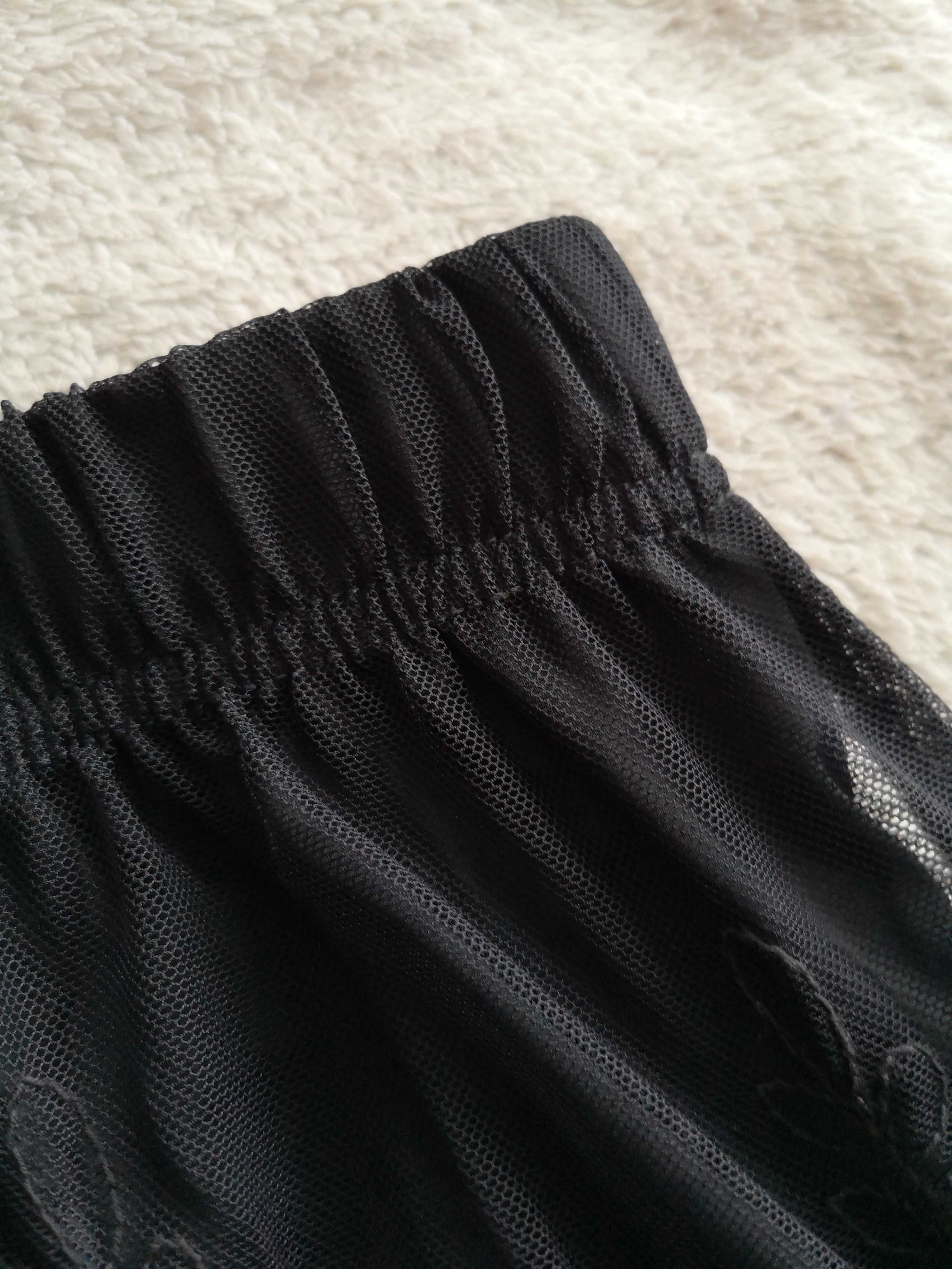 Czarna elegancka koronkowa spódnica Vila Clothes 34