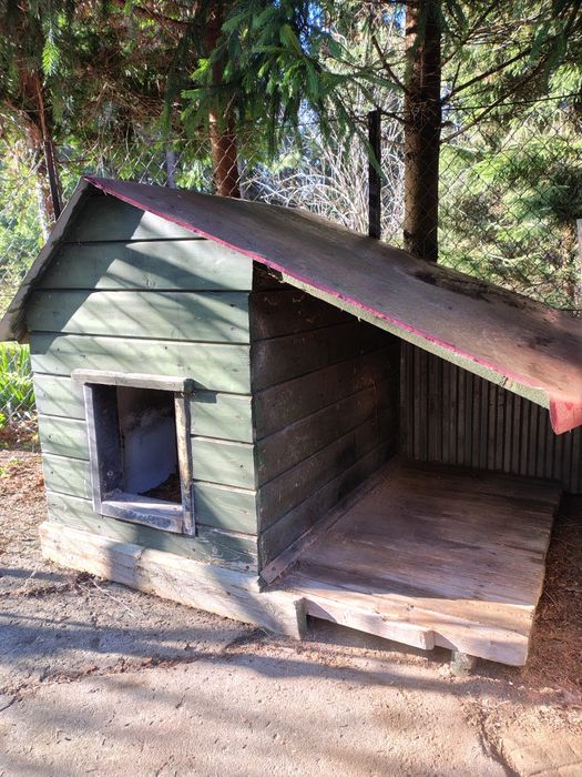 Buda dla psa, ocieplana, solidna