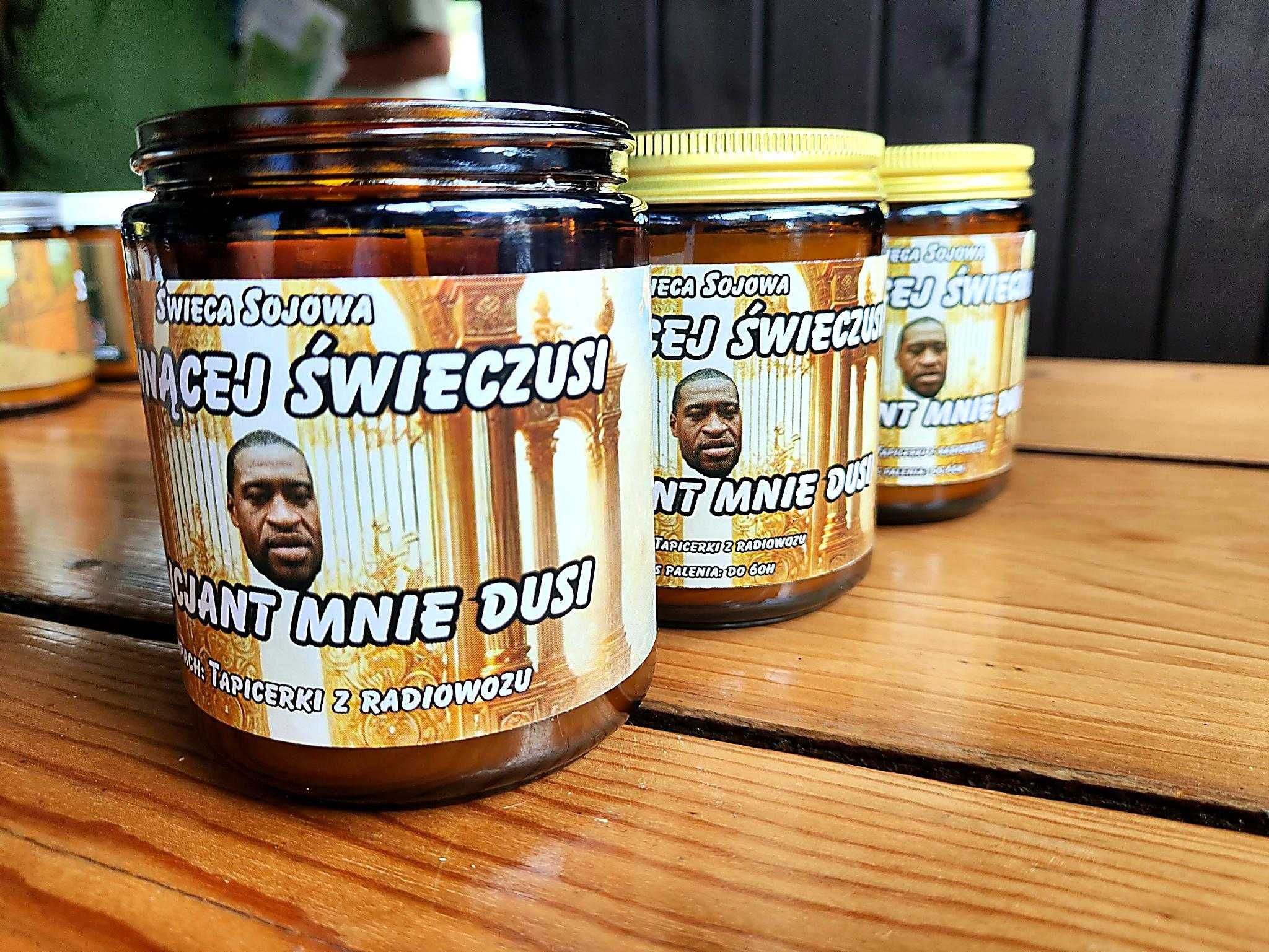 GIT ŚWIECA – Skórzana Tapicerka z Radiowozu [BLM Edition]