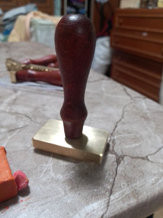 Клише,печать, оттиск для мыла,сургуча из латуни.