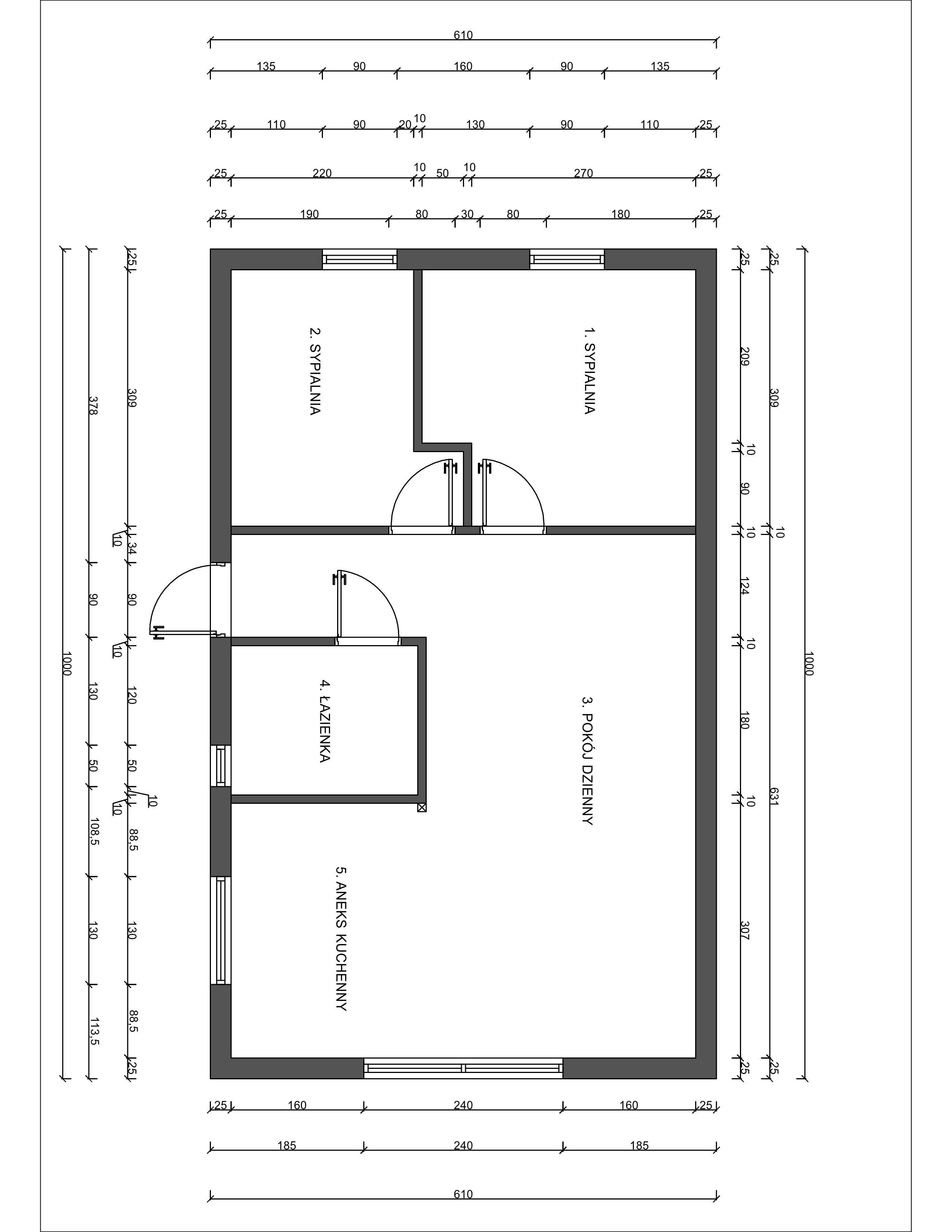 Dom Parterowy Modułowy 60m2